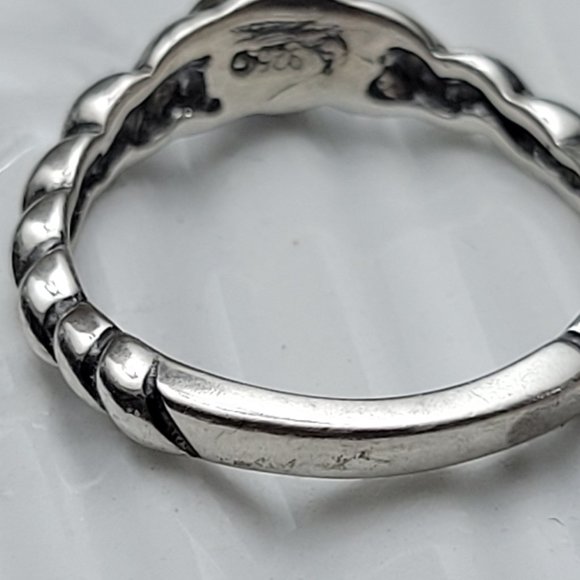 Promise Lapis Lazuli December Birthstone Ring 925 SIZE 6 STERLING - Picture 8 of 8